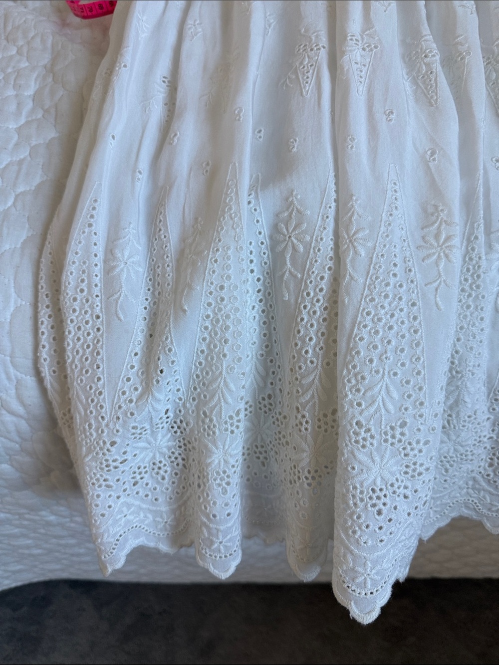 NWT Anthologies White Bohemian Maxi Dress Size 6 - Picture 5 of 5